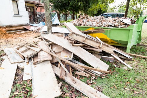 Professional team conducting office clearance in Forest Hill