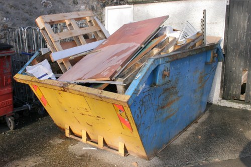 Construction site with waste clearance in Forest Hill